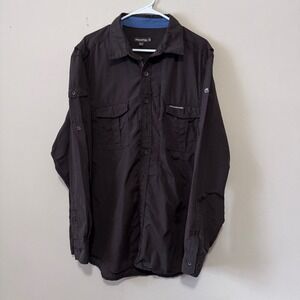 Craghoppers Nosilife Shirt Mens XXL Fishing Roll Tab Sleeve Insect Shield Solar